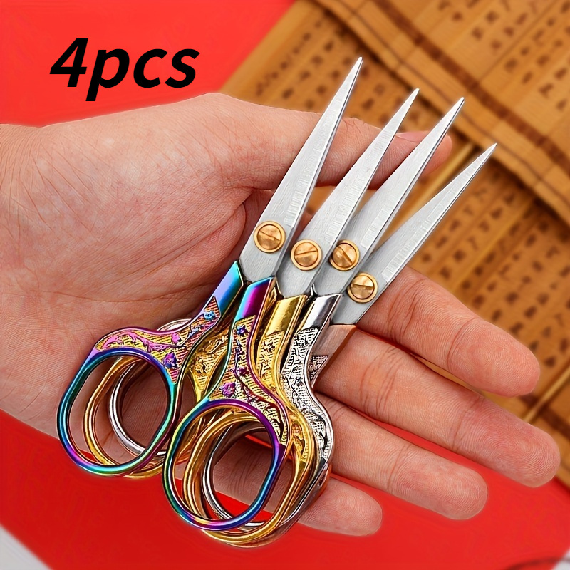 Scissors Stainless Craft - 4pcss Vintage Stainless Steel 4pcss Embroidery