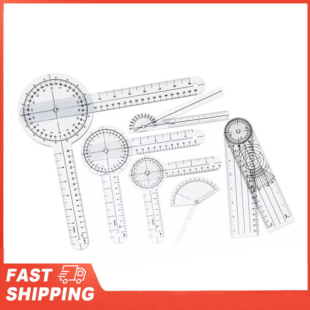 6PCS Medical Goniometer Set PV - đánh giá và giá Ruler Set Transparent