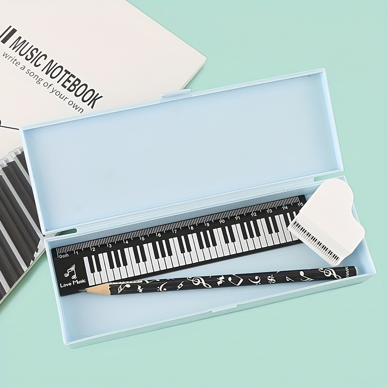 2Pcs/Set 15cm Piano Keyboard P - đánh giá và giá Ruler Set Transparent