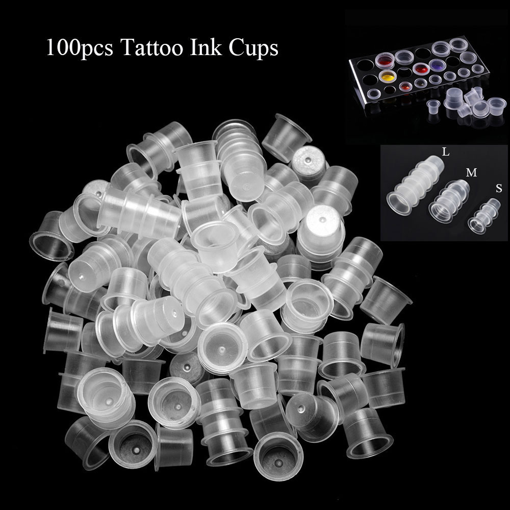 100pcs Transparent Tattoo Pigm - đánh giá và giá Calligraphy Ink Bottle