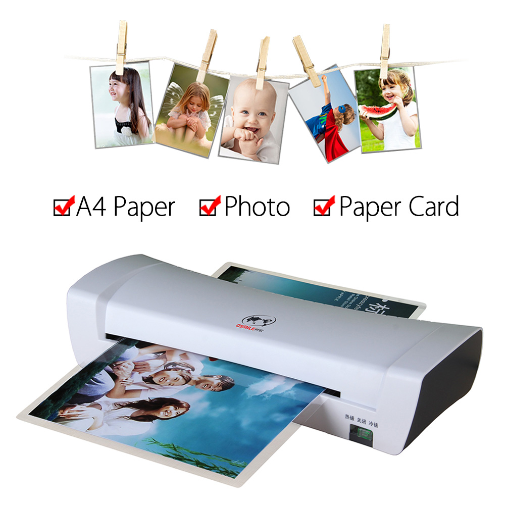 SL200 A4 Nóng Lạnh Máy Cán Tài - đánh giá và giá Document Laminator Pouch