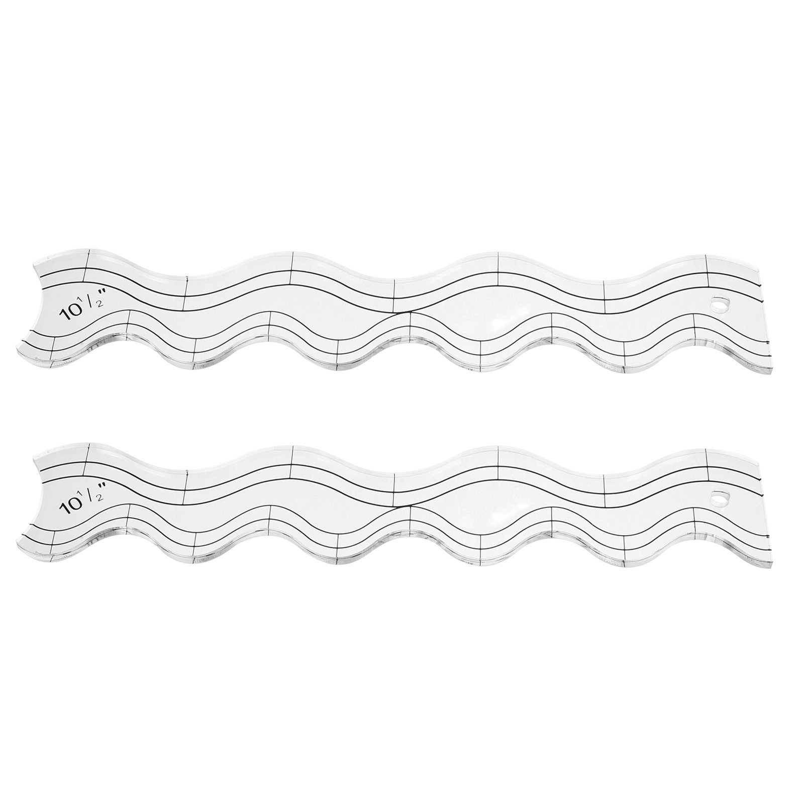 2Pcs Quilting Ruler Set Transp - đánh giá và giá Ruler Set Transparent