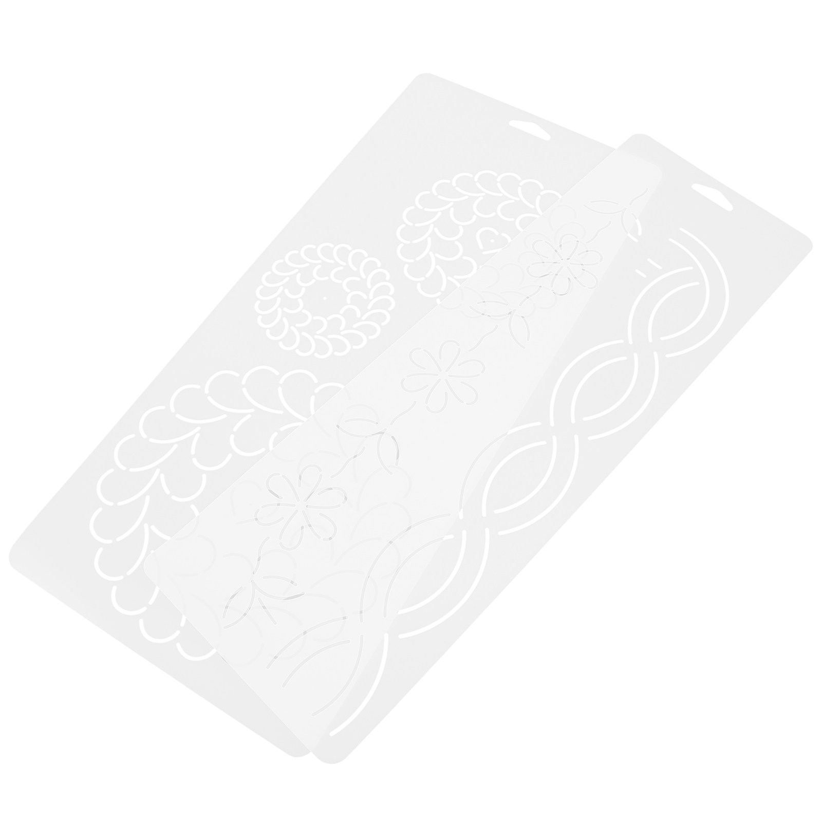 2Pcs Quilting Templates Set Tr - đánh giá và giá Ruler Set Transparent