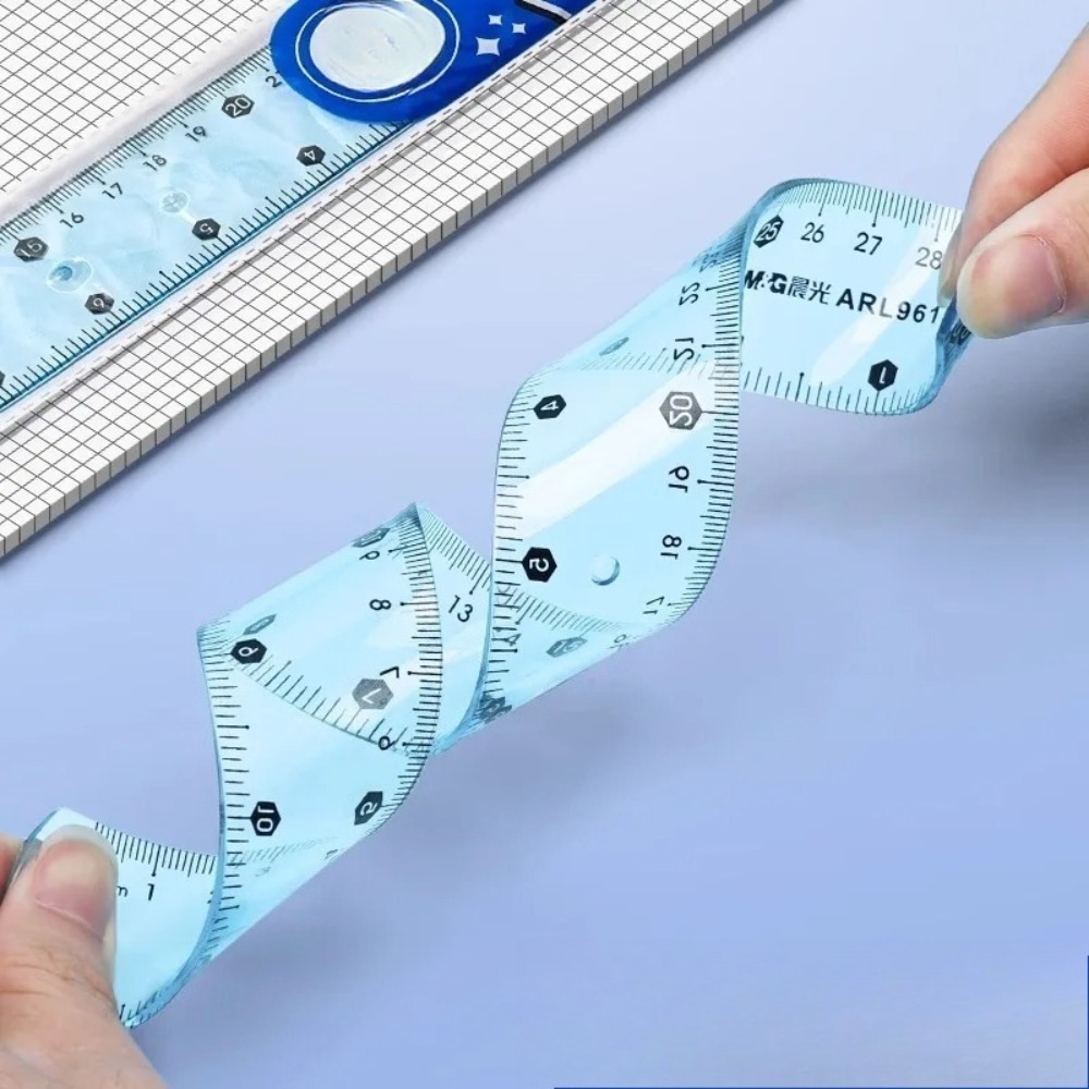 1/3pcs Transparent Soft Ruler, - đánh giá và giá Ruler Set Transparent