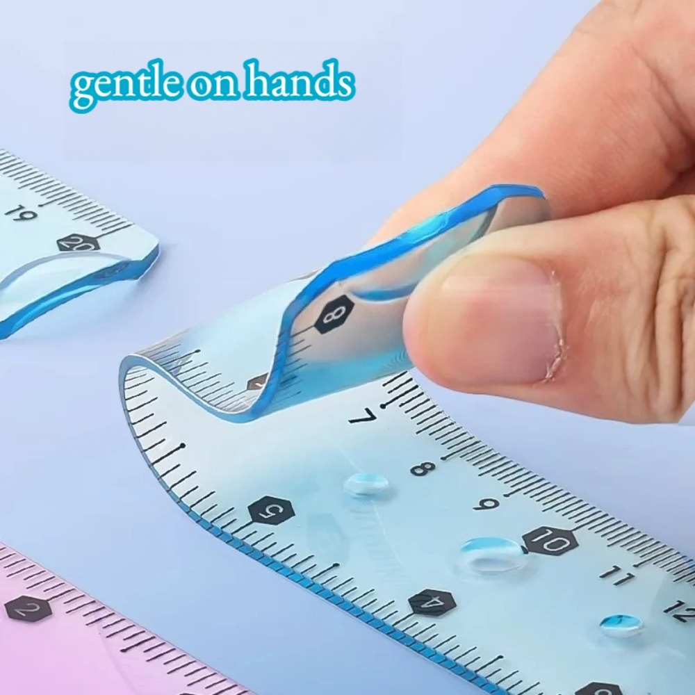 1/3pcs Transparent Soft Ruler, - đánh giá và giá Ruler Set Transparent