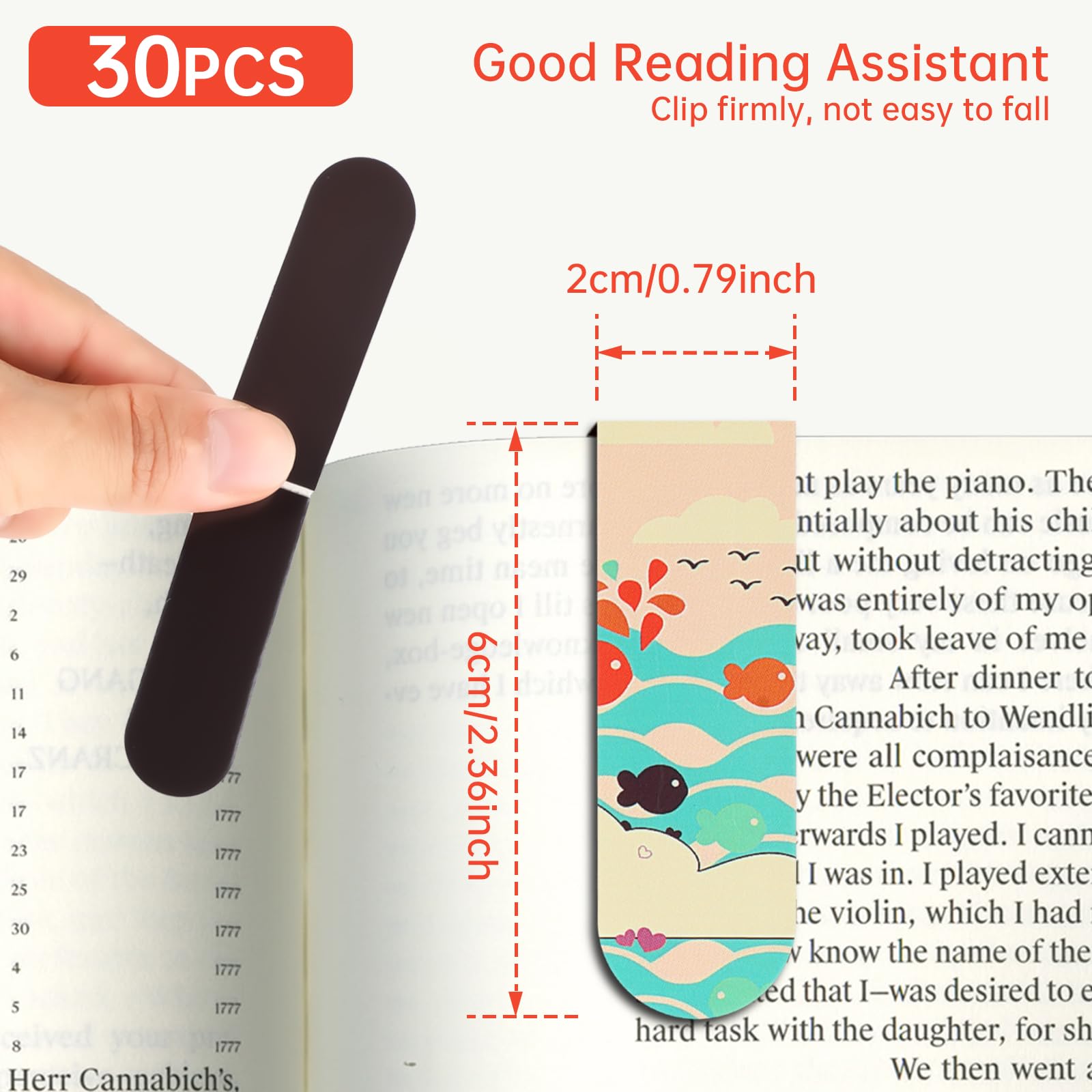 18pcs/30pcs Magnetic Bookmarks - đánh giá và giá Bookmark Magnetic Clip