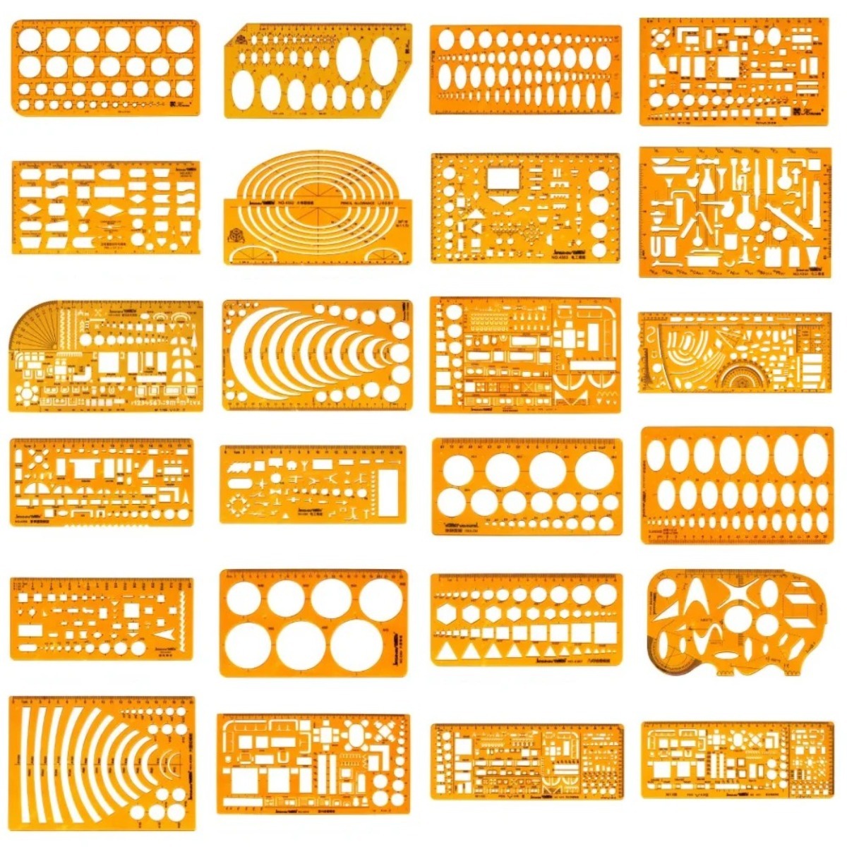 Geometric Drawing Template Set - đánh giá và giá Ruler Set Transparent