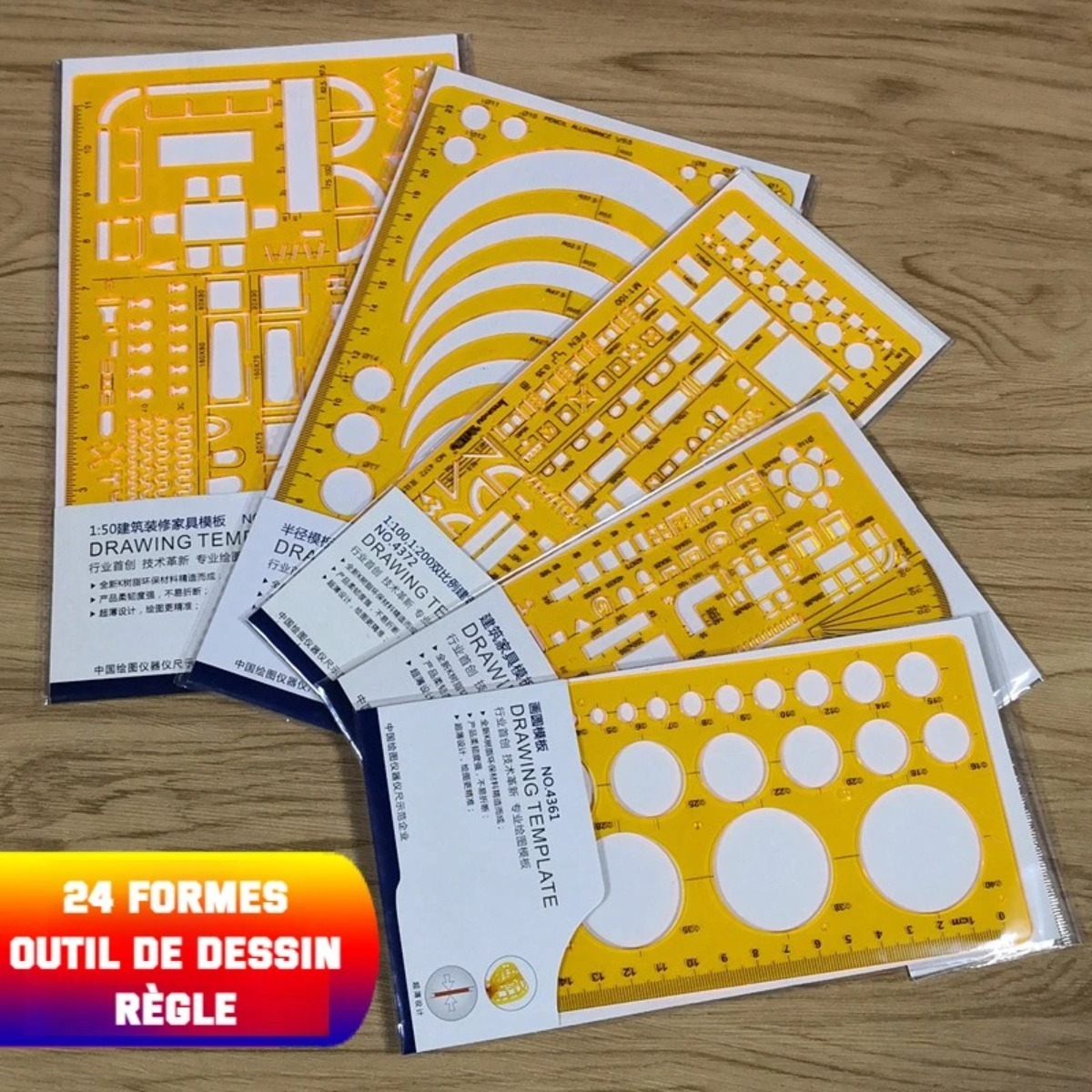 Geometric Drawing Template Set - đánh giá và giá Ruler Set Transparent