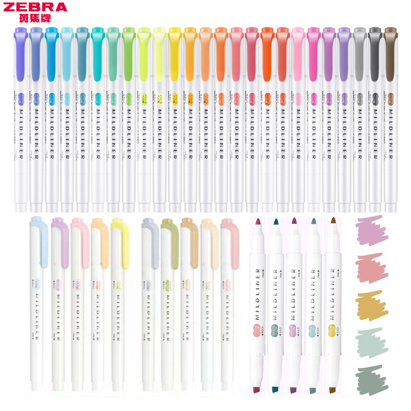 1/3pcs ZEBRA MILDLINER WKT7 Hi - đánh giá và giá Zebra Pen Sarasa