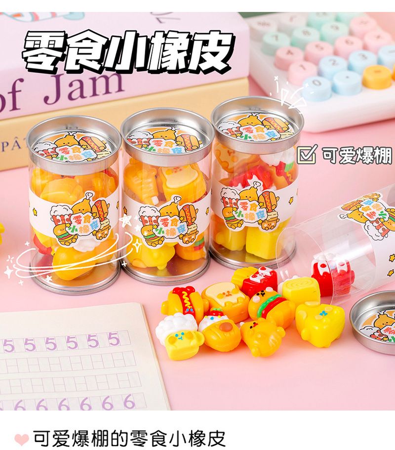 Creative Cartoon Snack Eraser  - đánh giá và giá Stationery Supply
