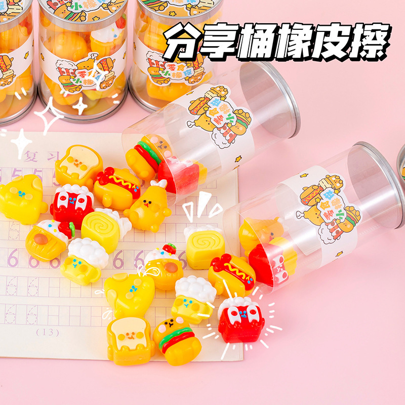 Creative Cartoon Snack Eraser  - đánh giá và giá Stationery Supply