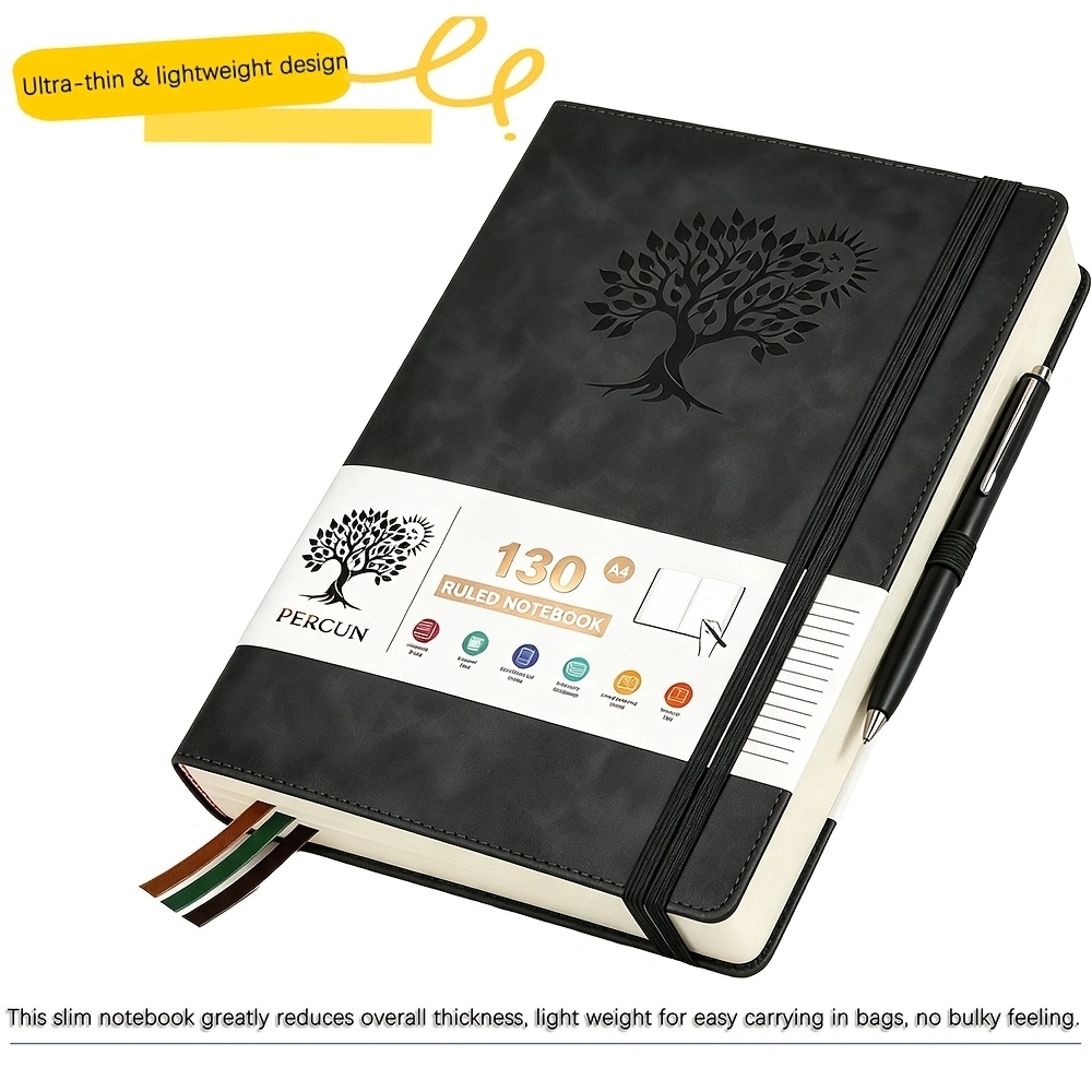 A4 Ruled Hardcover Diary Noteb - đánh giá và giá Journal Leather Hardcover
