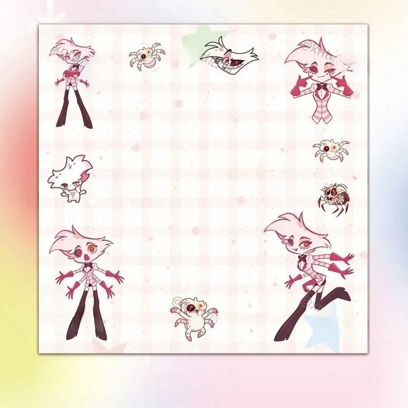 4Pcs Hazbin Hotel Zestial & Al - đánh giá và giá Stationery Office