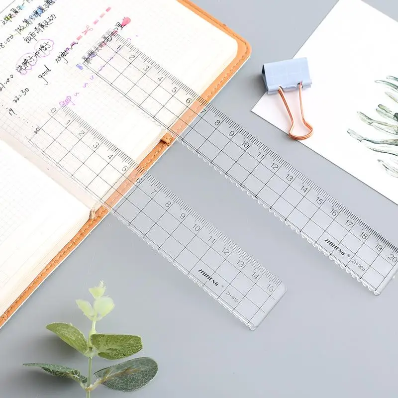 1Pcs Simple15cm 18cm 20cm Tran - đánh giá và giá Ruler Set Transparent