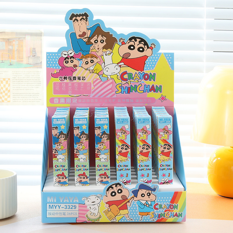 6Pcs Cartoon Crayon Shin-Chan  - đánh giá và giá Stationery Office