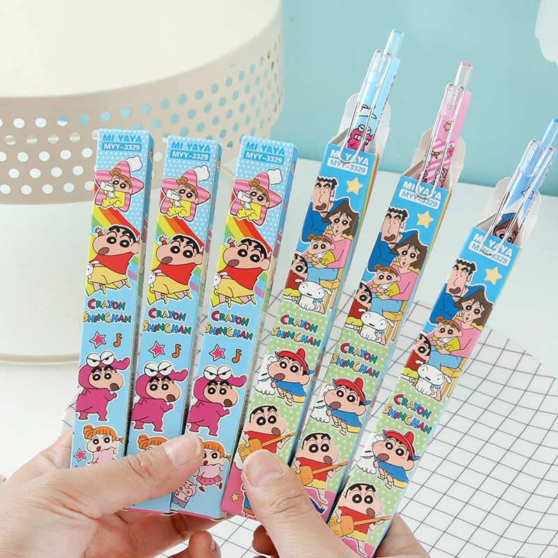 6Pcs Cartoon Crayon Shin-Chan  - đánh giá và giá Stationery Office