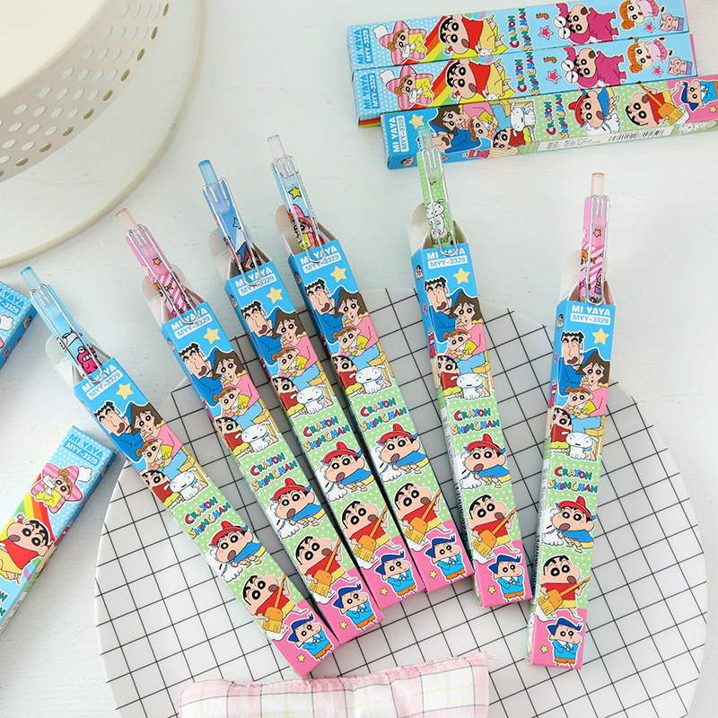 6Pcs Cartoon Crayon Shin-Chan  - đánh giá và giá Stationery Office
