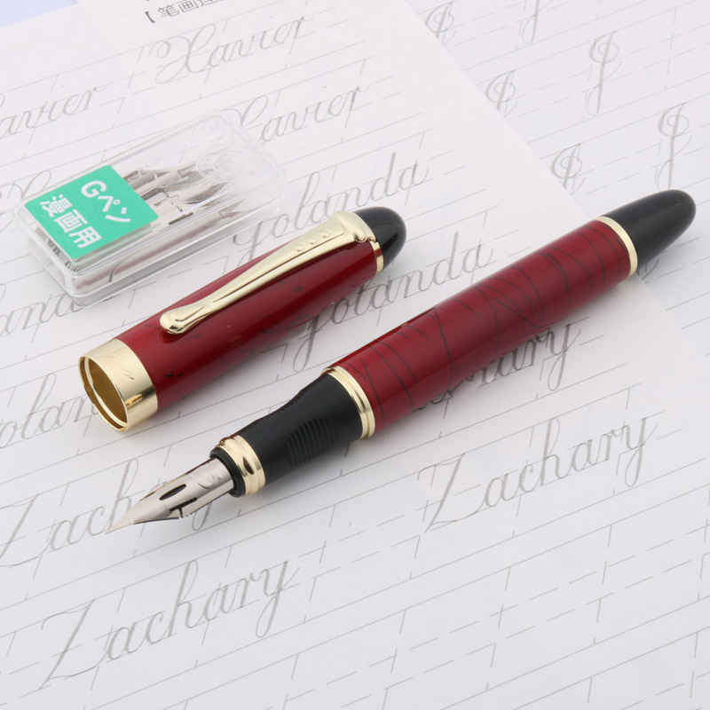 Sang Trọng Jinhao 450 Bút Máy  - đánh giá và giá Zebra Pen Sarasa