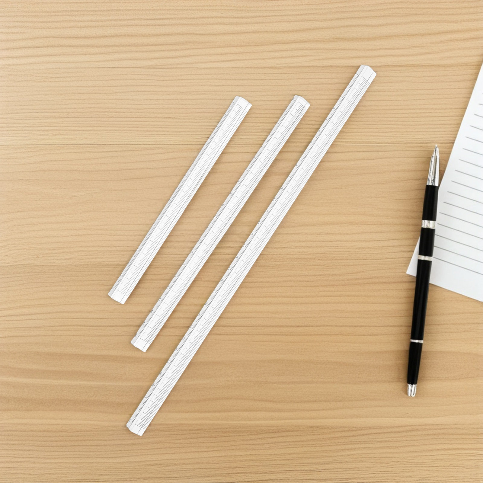 3Pcs Transparent Drawing Ruler - đánh giá và giá Ruler Set Transparent