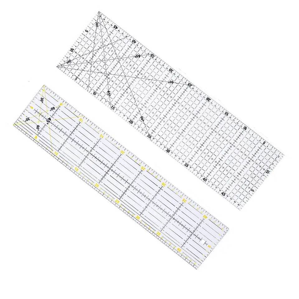 Fenrry Multisize Acrylic Patch - đánh giá và giá Ruler Set Transparent